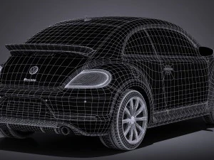 Volkswagen Beetle 2017 3D Model
