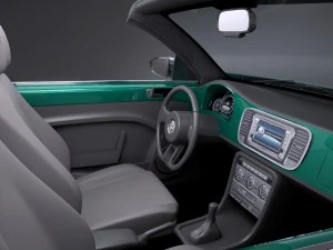 Volkswagen Beetle Cabrio 2017 3D Model