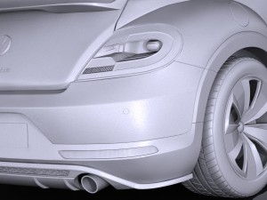 Volkswagen Beetle Cabrio 2017 Model 3D