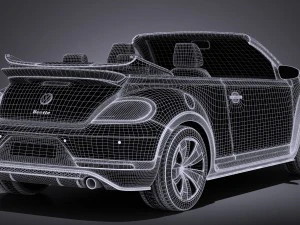 Volkswagen Beetle Cabrio 2017 3D Model