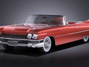 Cadillac Eldorado 1959 Convertible vray 3D 모델