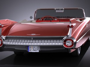 Cadillac Eldorado 1959 Convertible vray Modèle 3D