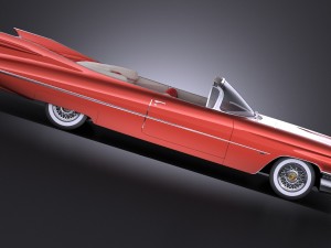 Cadillac Eldorado 1959 Convertible vray Modèle 3D