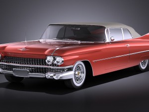 Cadillac Eldorado 1959 Convertible vray Modèle 3D