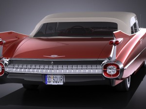 Cadillac Eldorado 1959 Convertible vray Modèle 3D