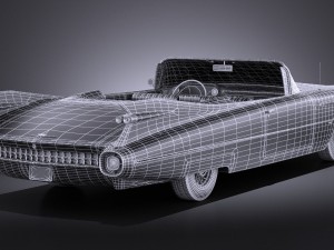 Cadillac Eldorado 1959 Convertible vray Modèle 3D