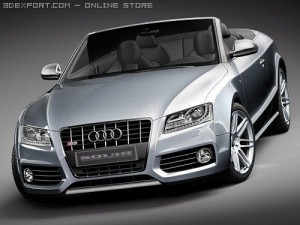 Audi S5 Convertible 2010 3D मॉडल