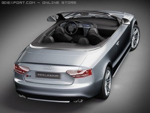 Audi S5 Convertible 2010 3D मॉडल