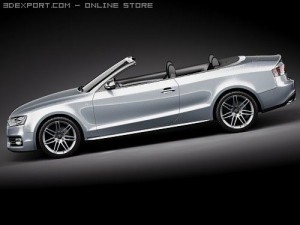 Audi S5 Convertible 2010 3D मॉडल