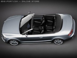 Audi S5 Convertible 2010 3D मॉडल