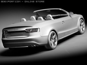 Audi S5 Convertible 2010 3D मॉडल