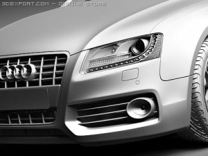Audi S5 Convertible 2010 3D मॉडल