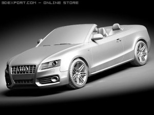 Audi S5 Convertible 2010 3D मॉडल