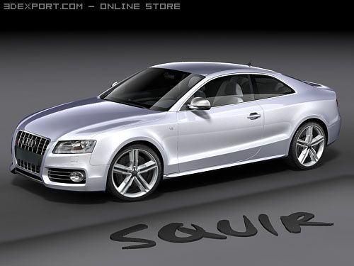 Audi S5 3D मॉडल .c4d .max .obj .3ds .fbx .stl .blend 