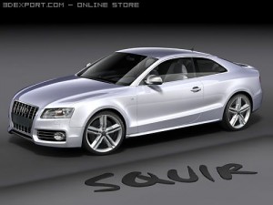 Audi S5 3D मॉडल