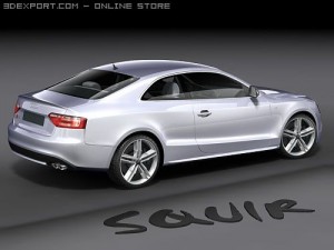 Audi S5 3D मॉडल