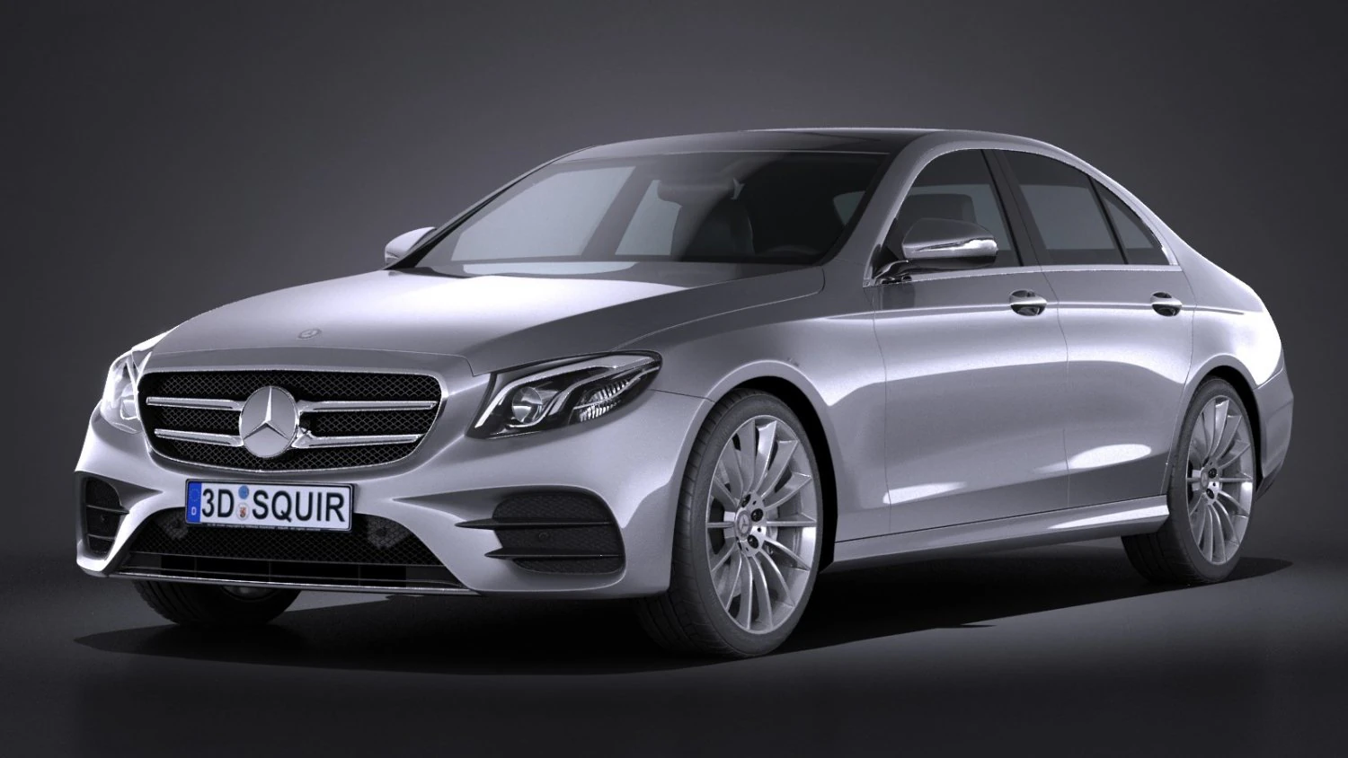 Mercedes-Benz E-class AMG 2017 3D Model .c4d .max .obj .3ds .fbx .stl .blend 