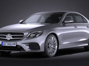 Mercedes-Benz E-class AMG 2017 3D 모델