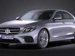 Mercedes-Benz Classe E AMG 2017 Modelo 3D