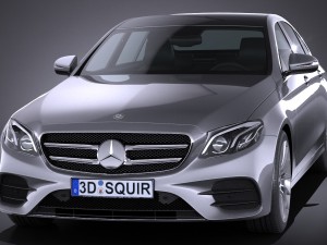 Mercedes-Benz E-class AMG 2017 3D 모델