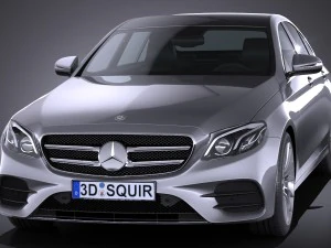 Mercedes-Benz E-class AMG 2017 3D Model