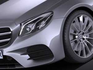 Mercedes-Benz E-class AMG 2017 3D 모델