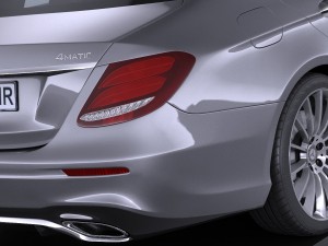 Mercedes-Benz E-class AMG 2017 3D 모델