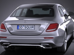 Mercedes-Benz E-class AMG 2017 3D 모델