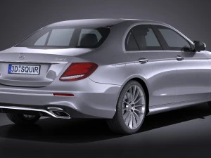 Mercedes-Benz E-class AMG 2017 3D Model