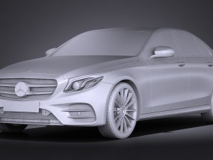 Mercedes-Benz E-class AMG 2017 3D 모델