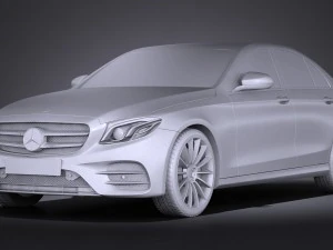 Mercedes-Benz E-class AMG 2017 3D Model