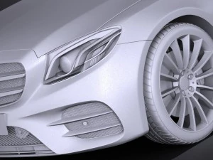 Mercedes-Benz E-class AMG 2017 3D Model