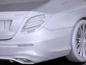 Mercedes-Benz E-class AMG 2017 3D Model