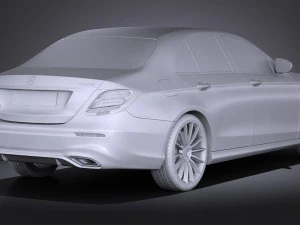 Mercedes-Benz E-class AMG 2017 3D Model
