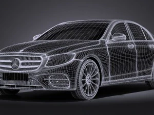 Mercedes-Benz E-class AMG 2017 3D Model