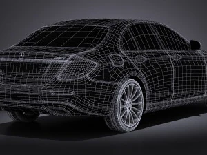 Mercedes-Benz E-class AMG 2017 3D Model