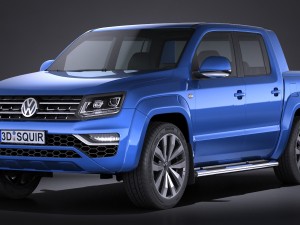 Volkswagen Amarok 2017 3D Model