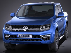 Volkswagen Amarok 2017 3D Model