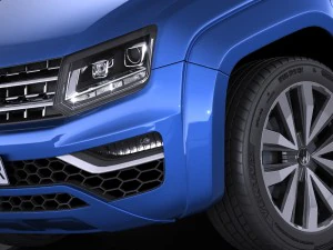 Volkswagen Amarok 2017 3D Model