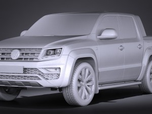 Volkswagen Amarok 2017 3D Model