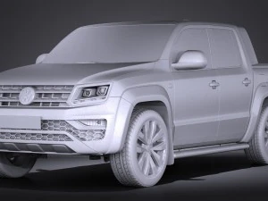 Volkswagen Amarok 2017 3D Model
