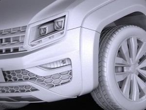 Volkswagen Amarok 2017 3D Model