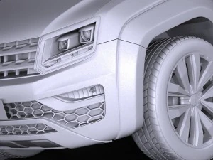 Volkswagen Amarok 2017 3D Model