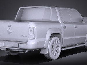 Volkswagen Amarok 2017 3D Model