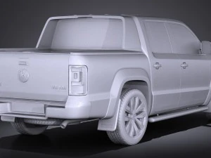 Volkswagen Amarok 2017 3D Model