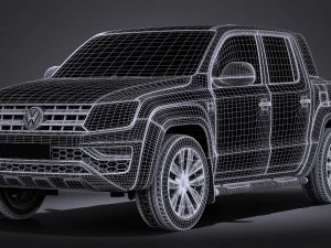 Volkswagen Amarok 2017 3D Model