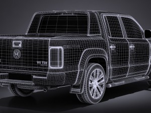 Volkswagen Amarok 2017 3D Model