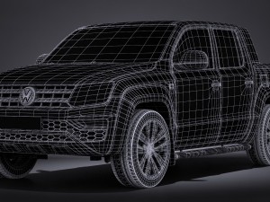 Volkswagen Amarok 2017 3D Model