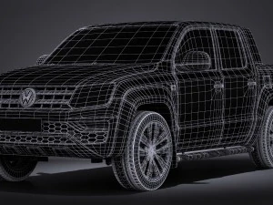 Volkswagen Amarok 2017 3D Model