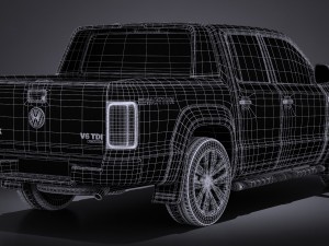 Volkswagen Amarok 2017 3D Model